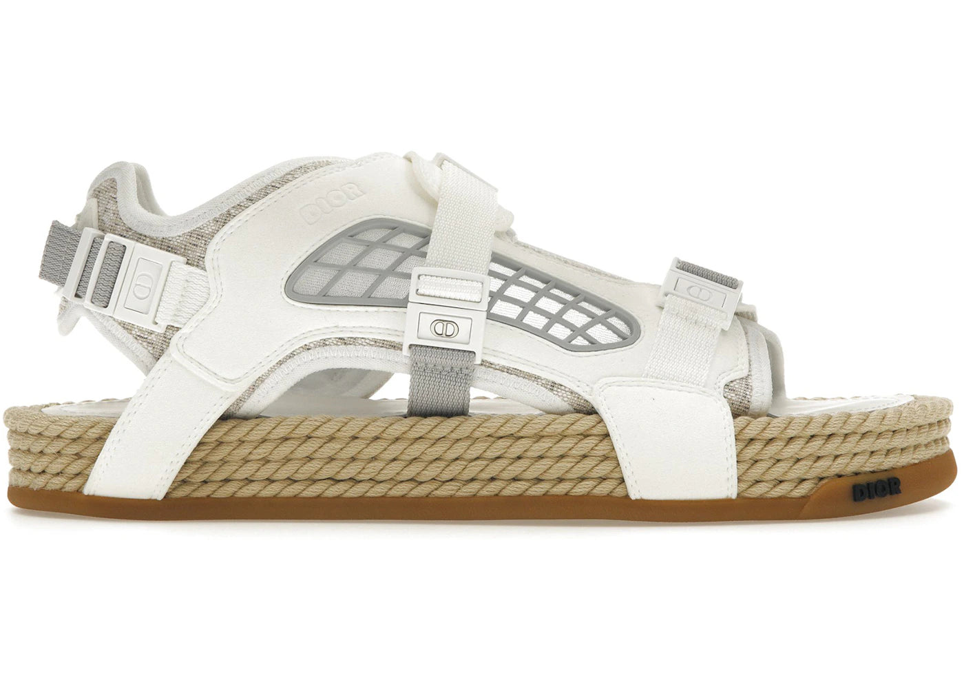 Dior Atlas Sandal White Suede