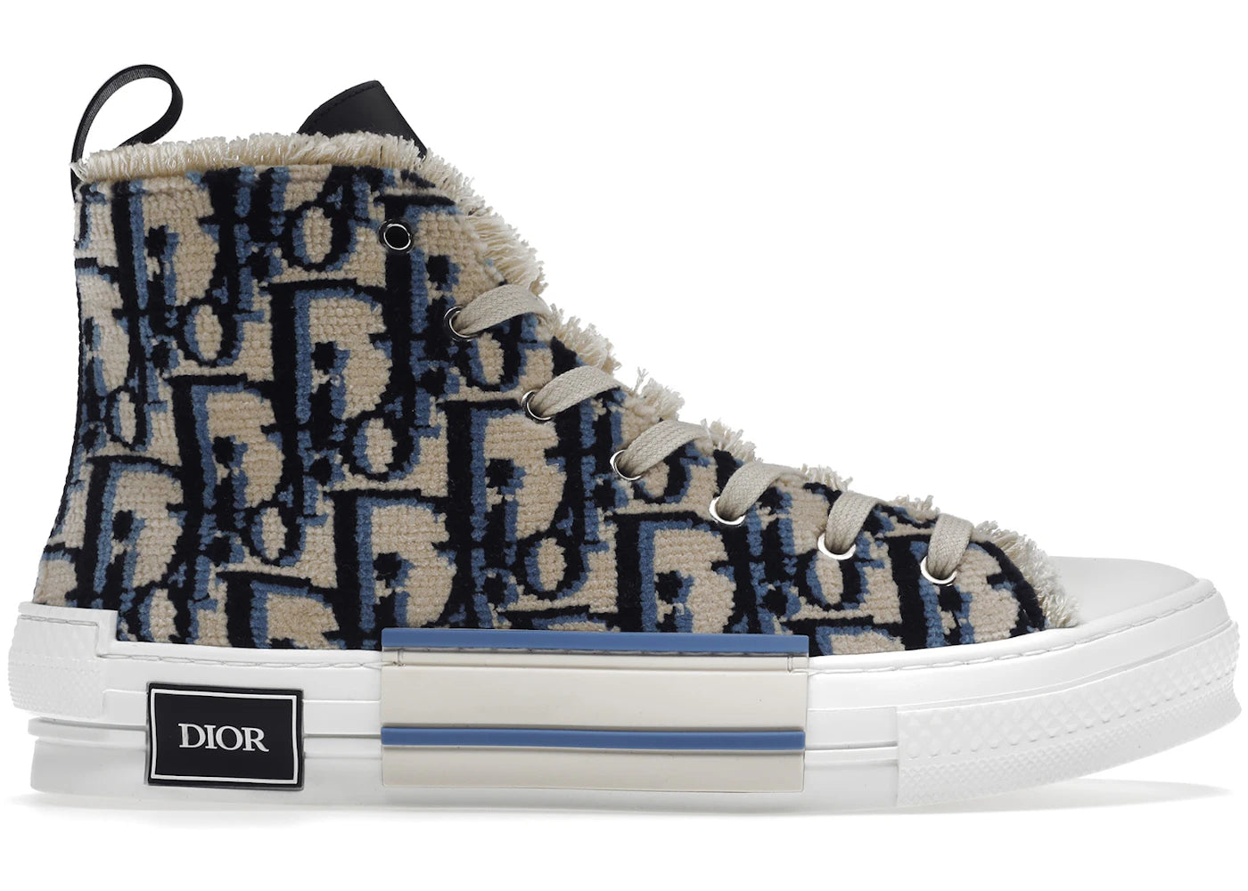 Dior B23 High Beige Black Navy Tapestry