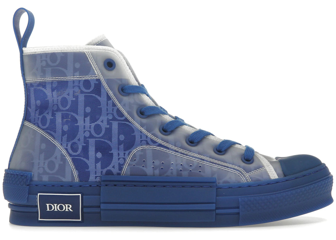 Dior B23 High Top Blue Dior Oblique Canvas