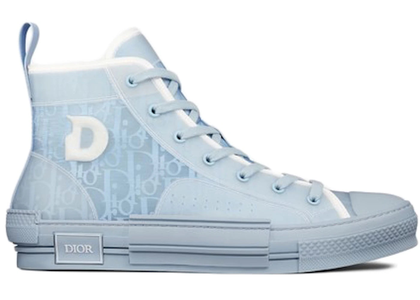 Dior B23 High Top Daniel Arsham Light Blue