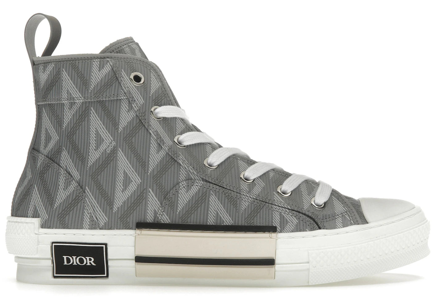 Dior B23 High Top Gray CD Diamond