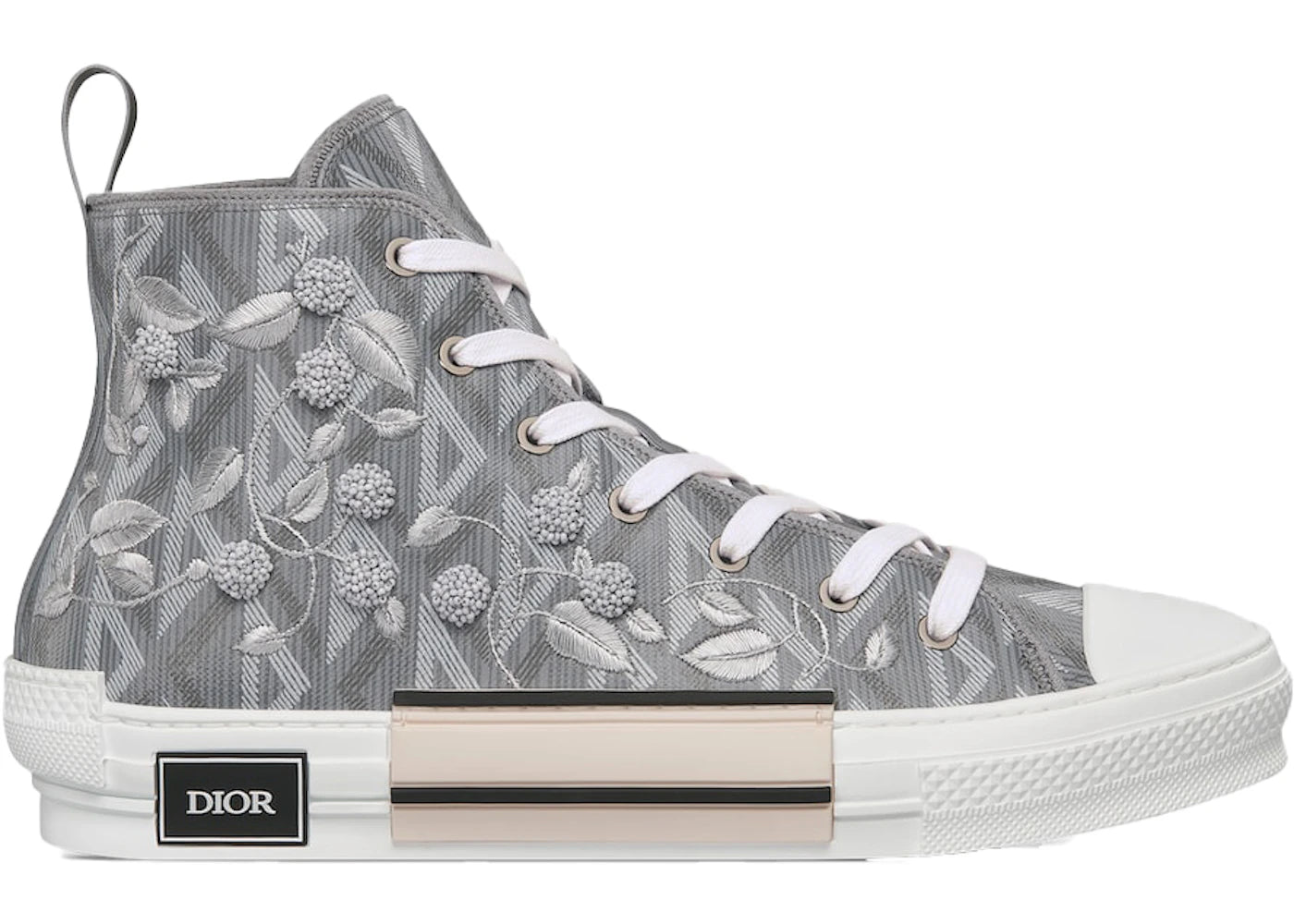 Dior B23 High-Top Lily of the Valley Embroidery