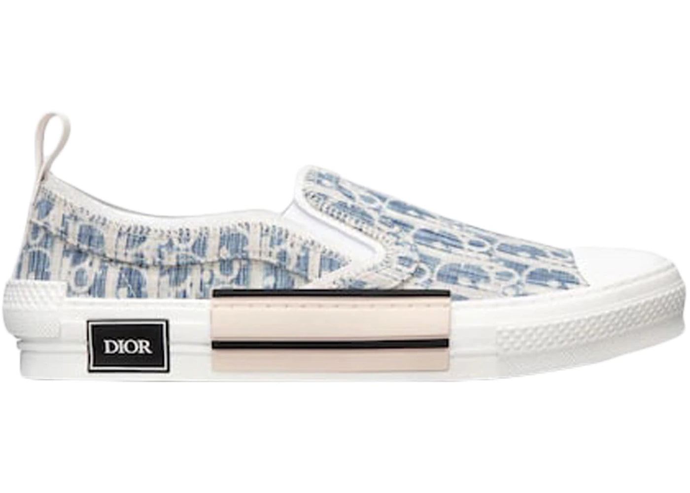 Dior B23 Low Blue Oblique Kasuri Jacquard