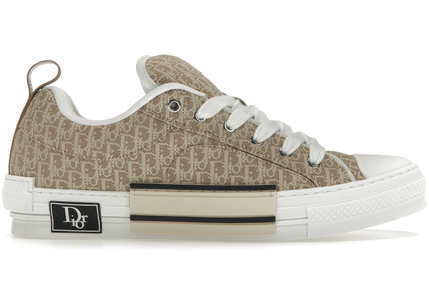 Dior B23 Skater Low Top Beige Dior Oblique Jacquard