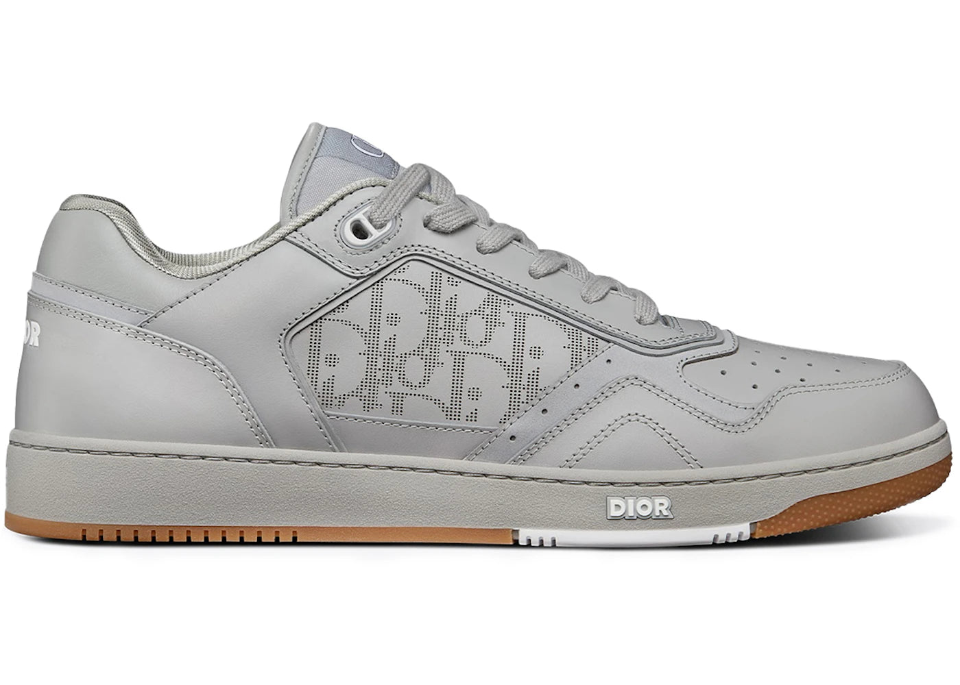 Dior B27 Low Gray Oblique Leather