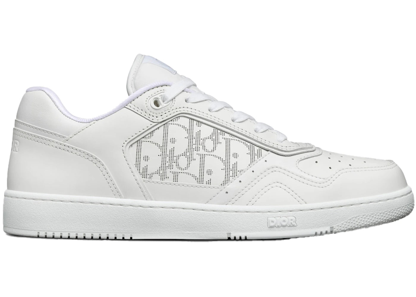 Dior B27 Low-Top White Calfskin