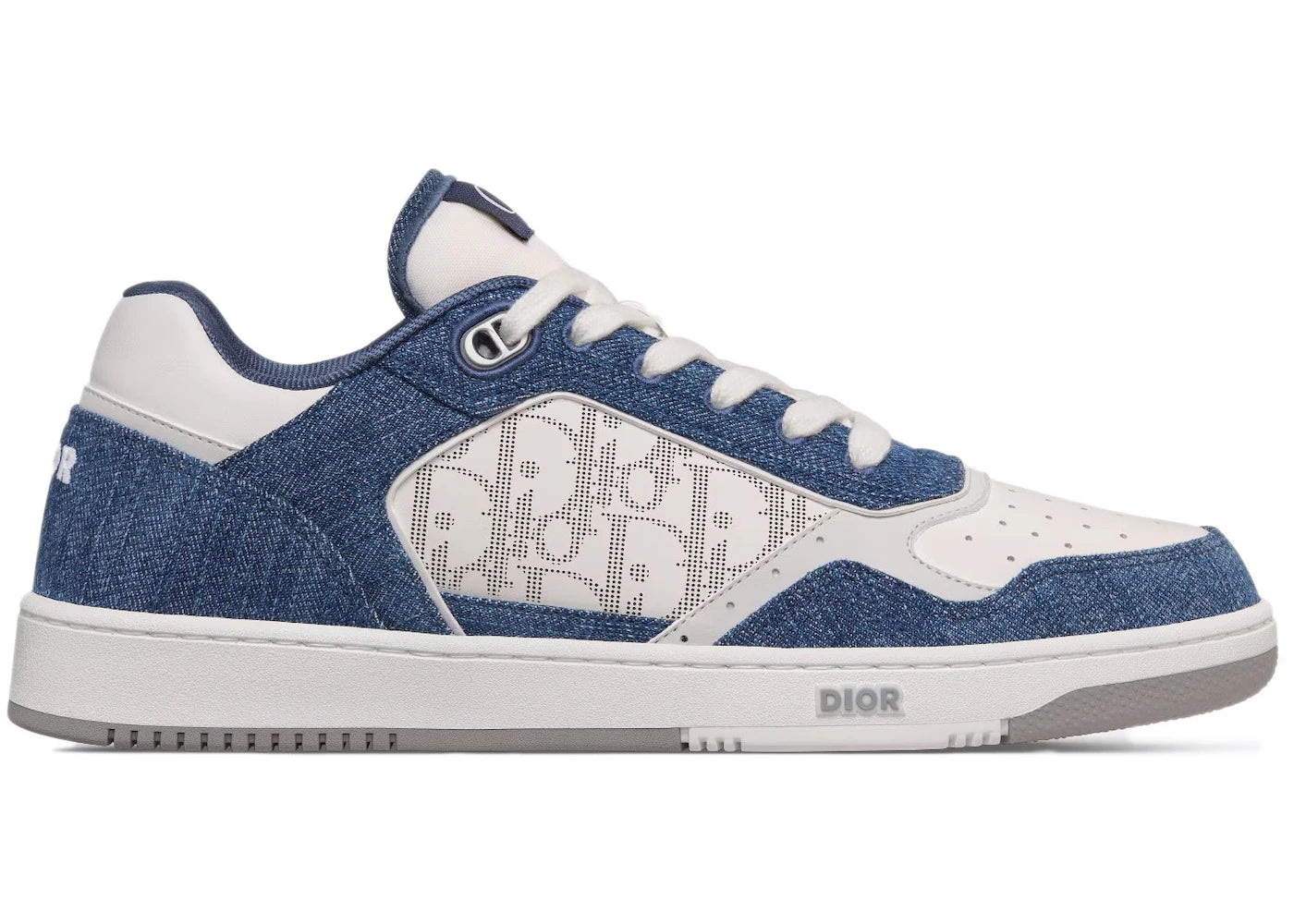 Dior B27 Low White Blue Denim