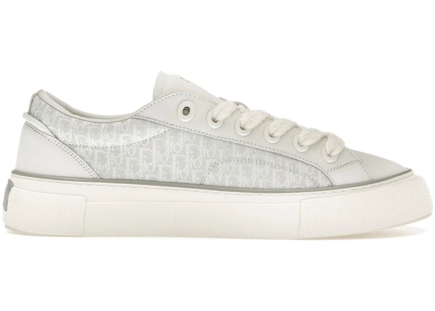 Dior B33 Sneaker White Smooth Calfskin Oblique Jacquard