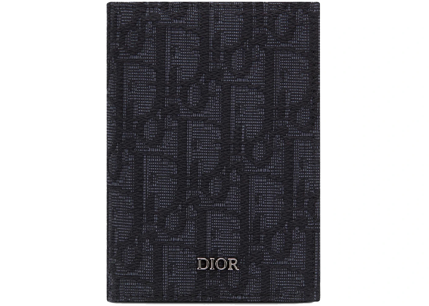 Dior Bi-Fold Card Holder Oblique Jacquard Black