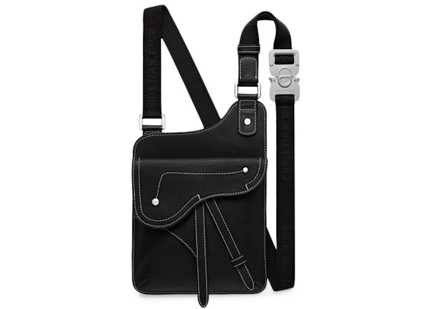 Dior Calfskin Messenger Bag Black