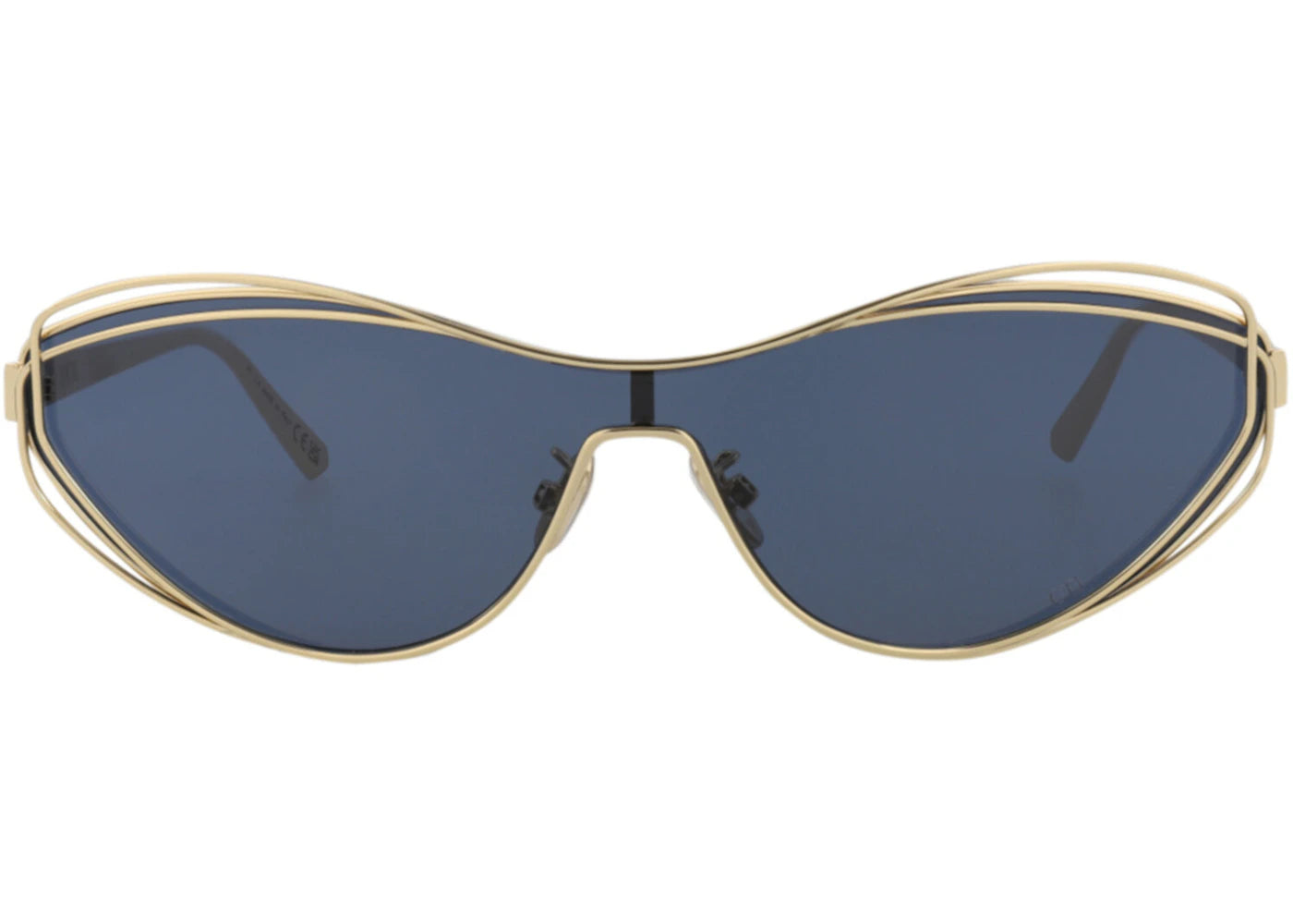 Dior Cat Eye-Frame Acetate Sunglasses Gold Gold Blue (CD40150U-00-10V)