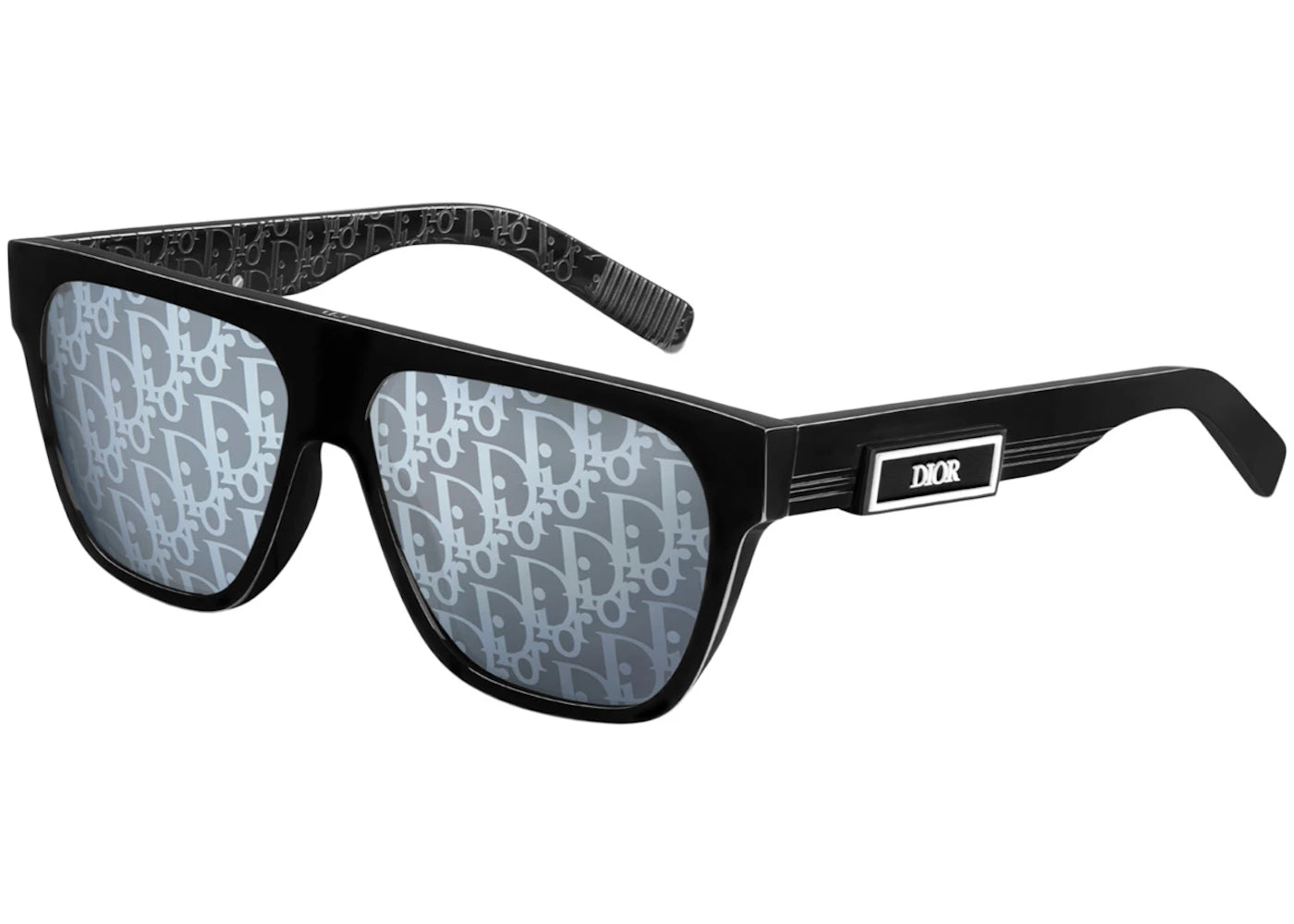 Dior DIORB23 S3I Sunglasses Black/Dior Jacquard Oblique Blue