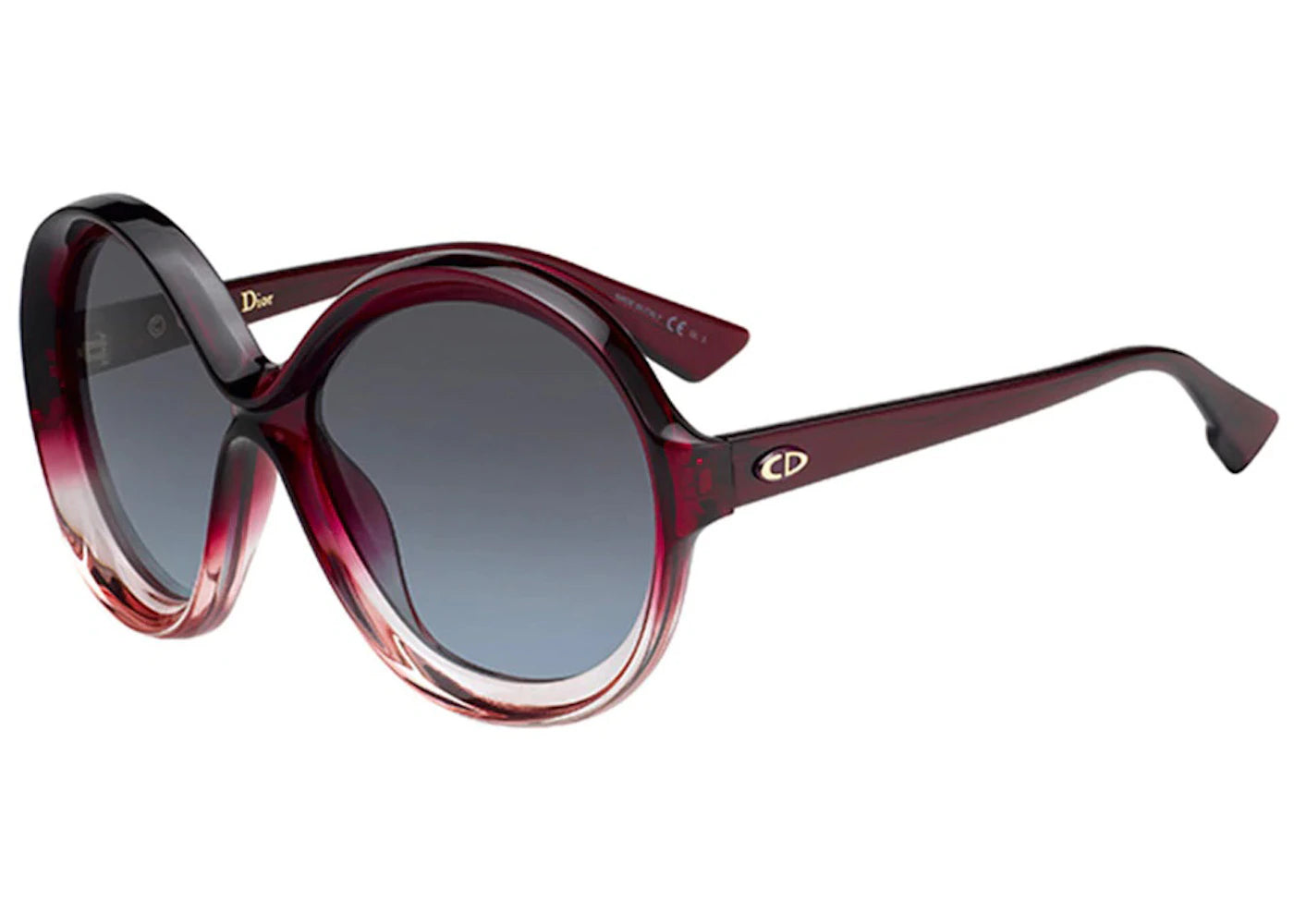 Dior DIORBIANCA_0T558I7 Sunglasses Burgundy/Pink (DIORBIANCA_0T558I7)