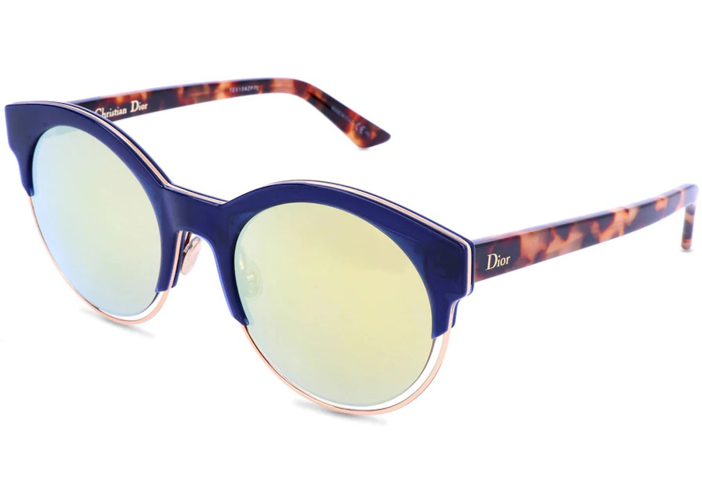 Dior DIORSIDERAL1_XW7 Sunglasses Blue/Gold (DIORSIDERAL1_XW7)