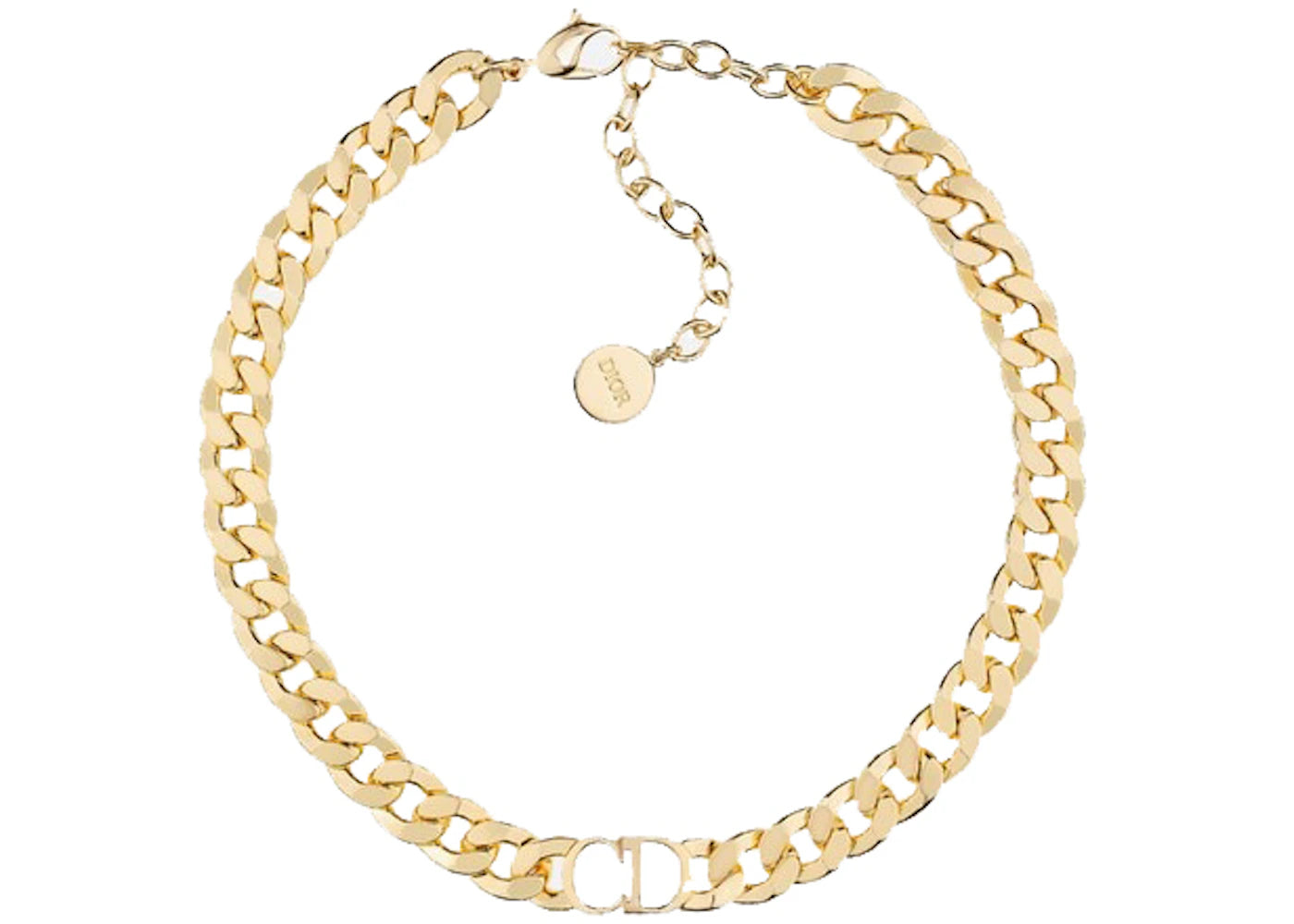 Dior Danseuse Etoile Choker Necklace Gold Finish