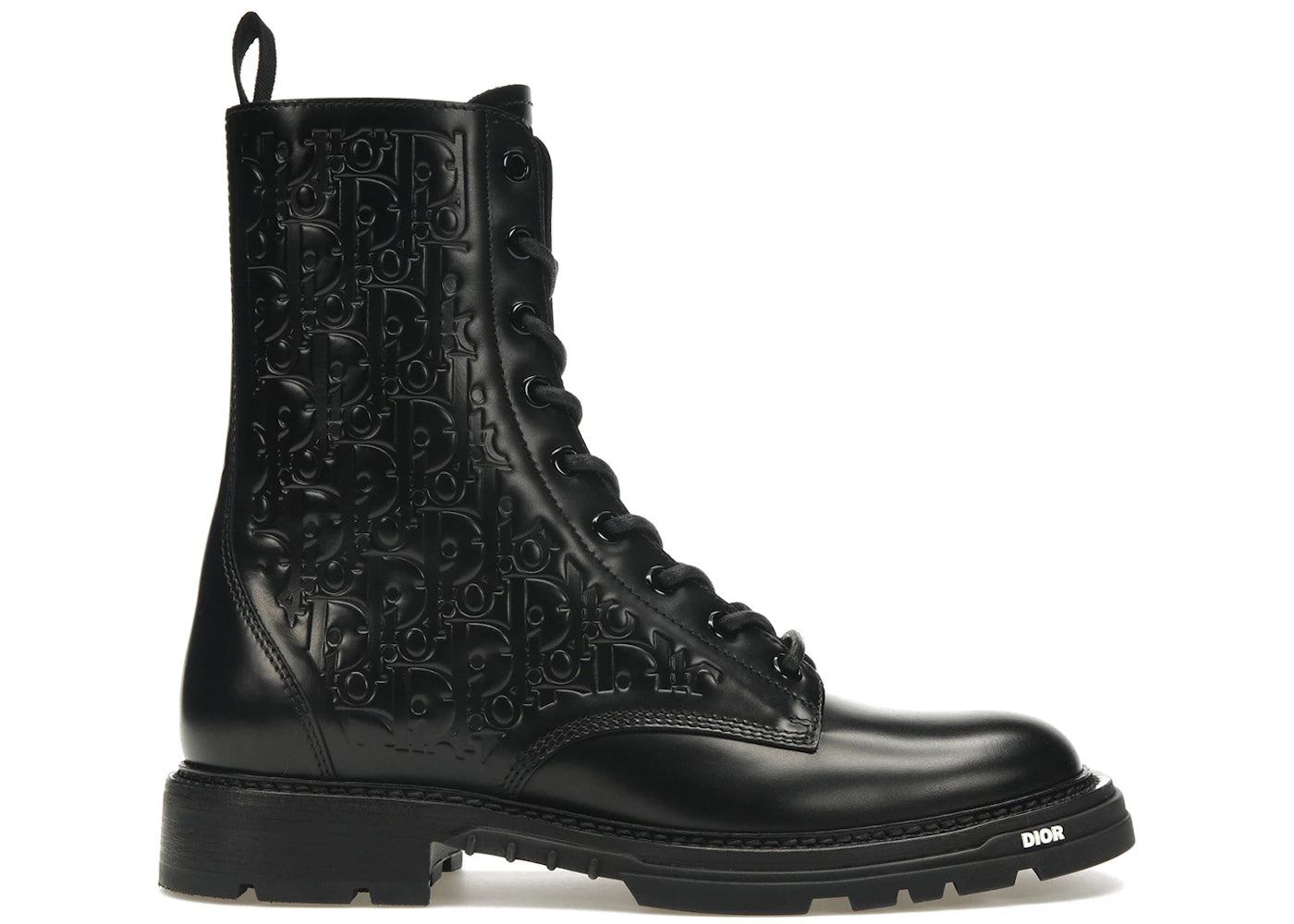 Dior Explorer 2 Boots Black Dior Oblique Embossed