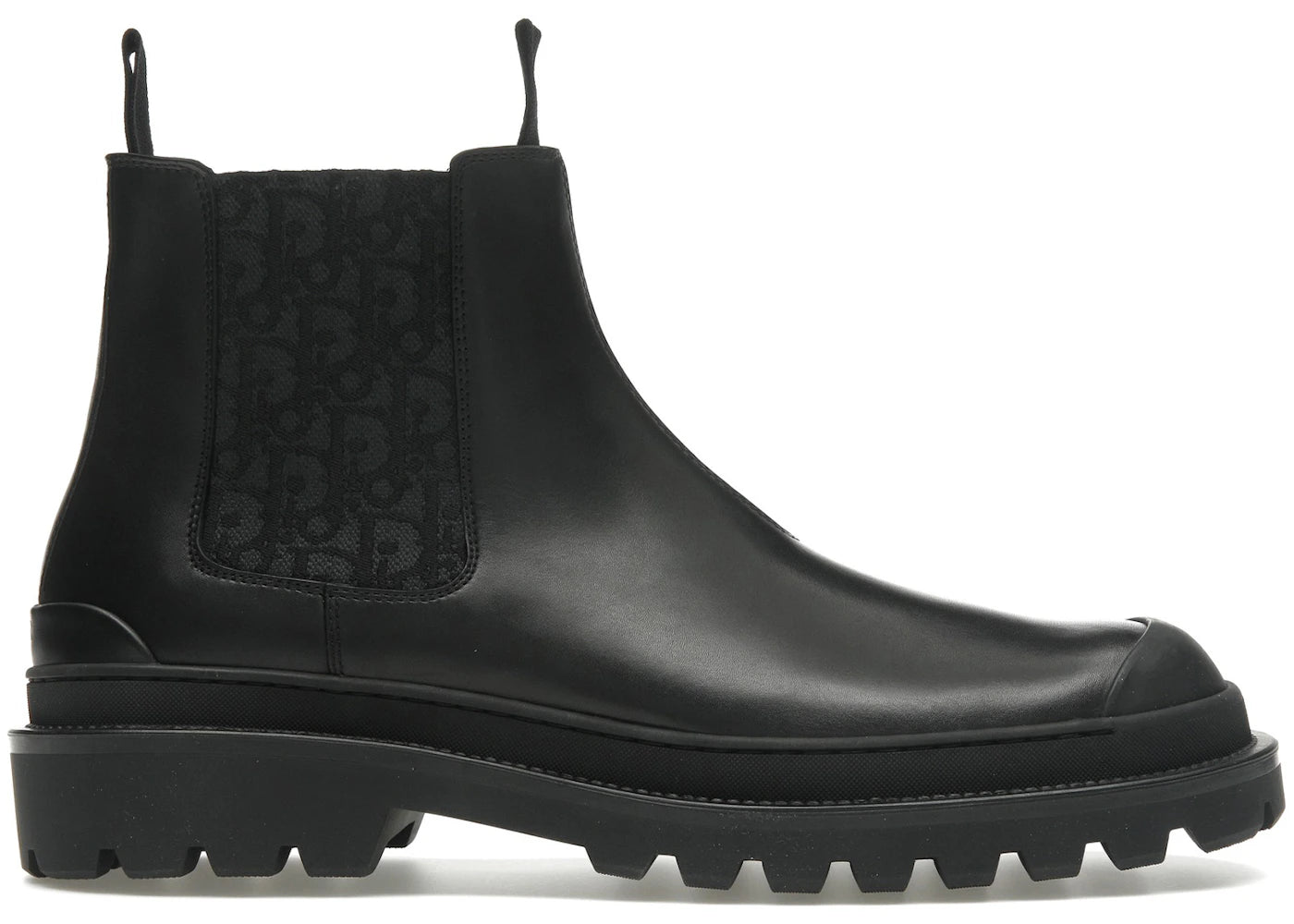 Dior Explorer Chelsea Boot Black Black Dior Oblique Motif