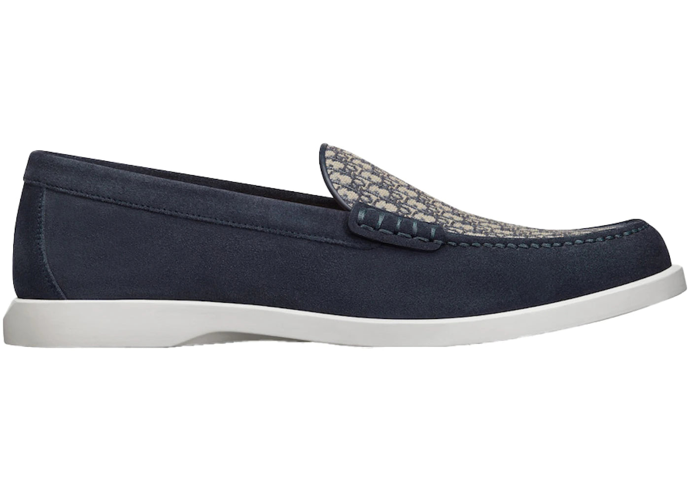 Dior Granville Loafer Navy Blue Suede