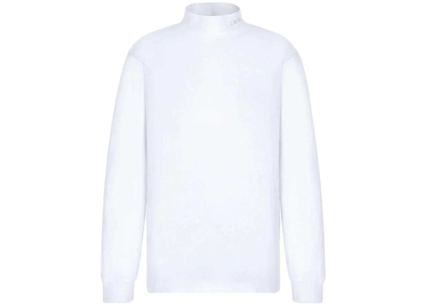 Dior Logo Longsleeve Turtleneck White