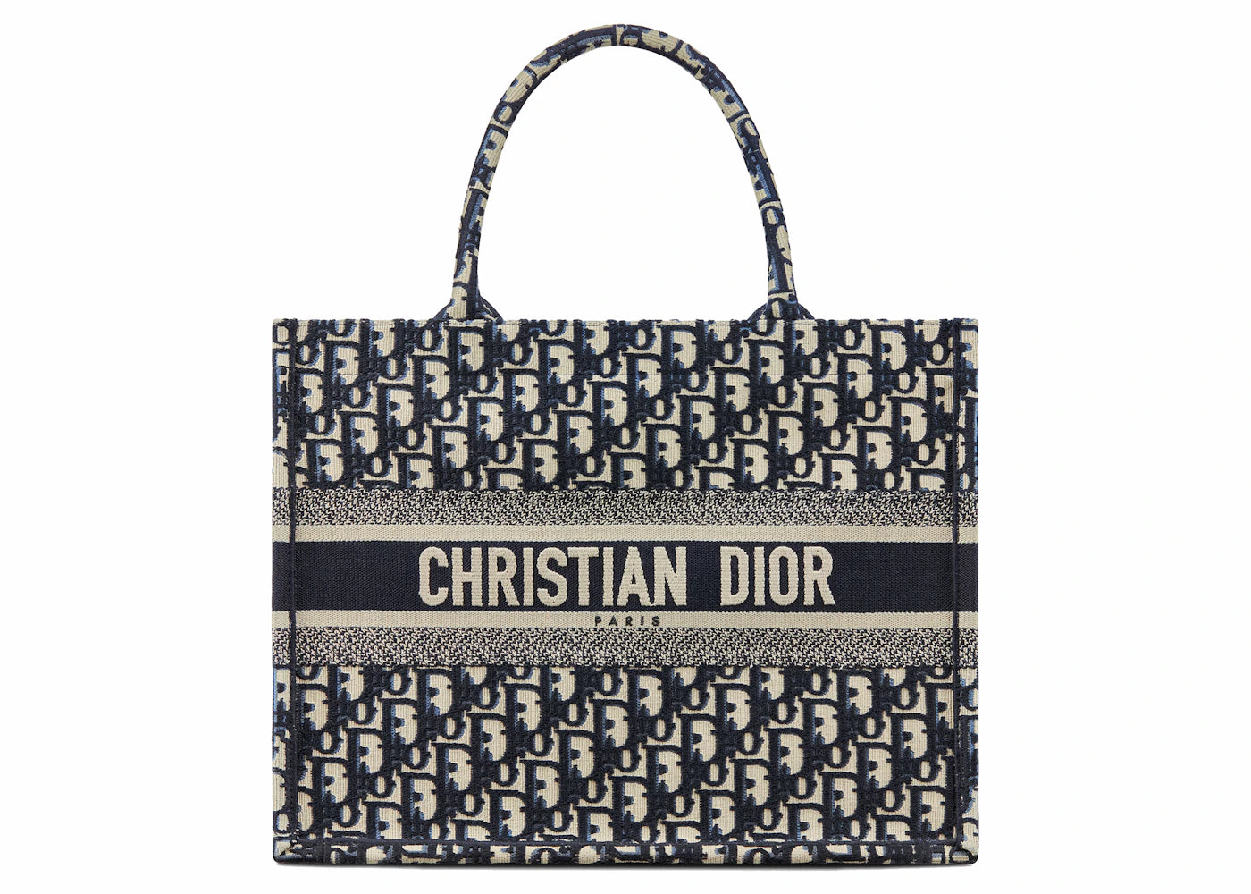 Dior Medium Book Tote Blue