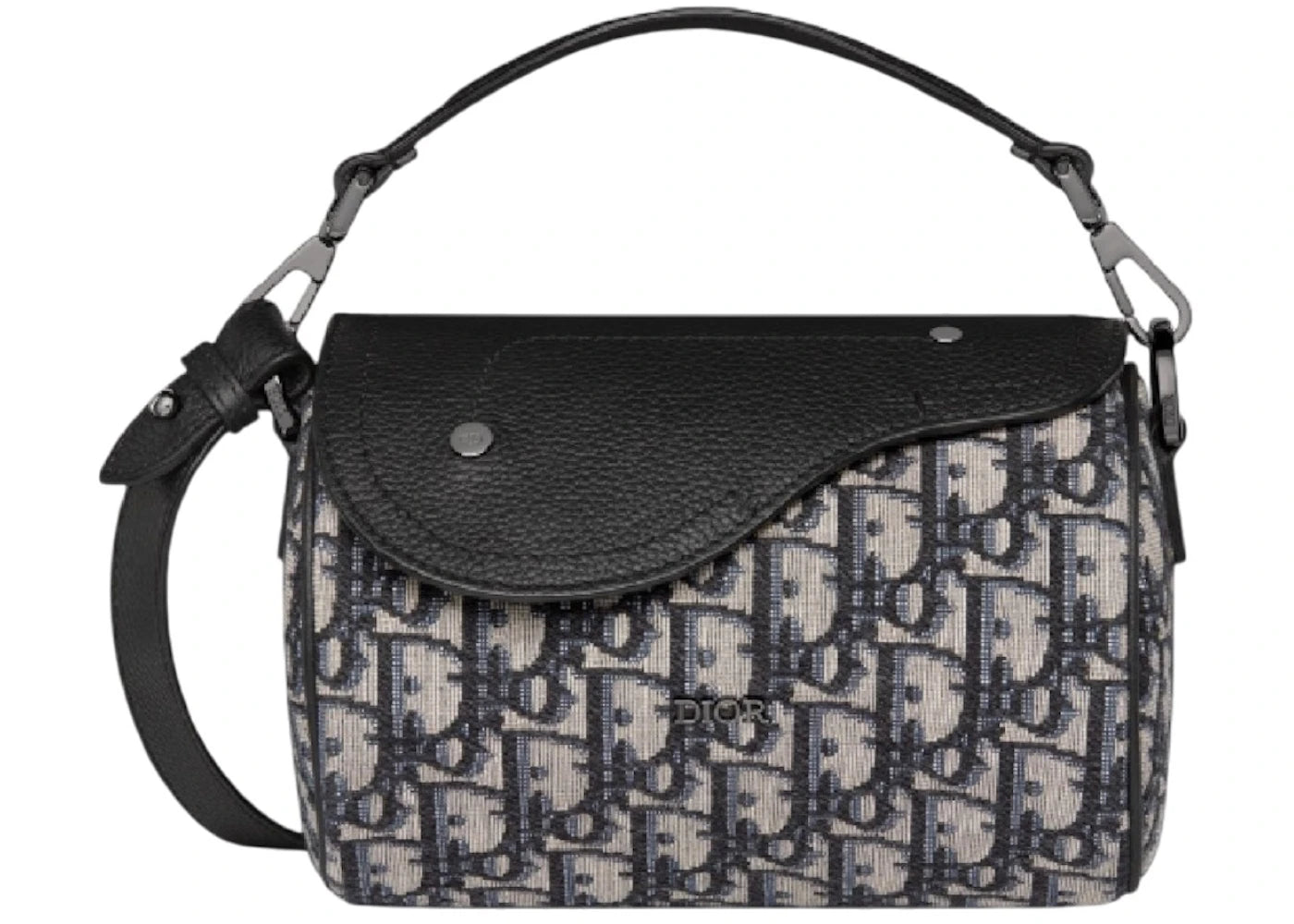 Dior Men's Oblique Mini Roller Bag With Strap Beige/Black