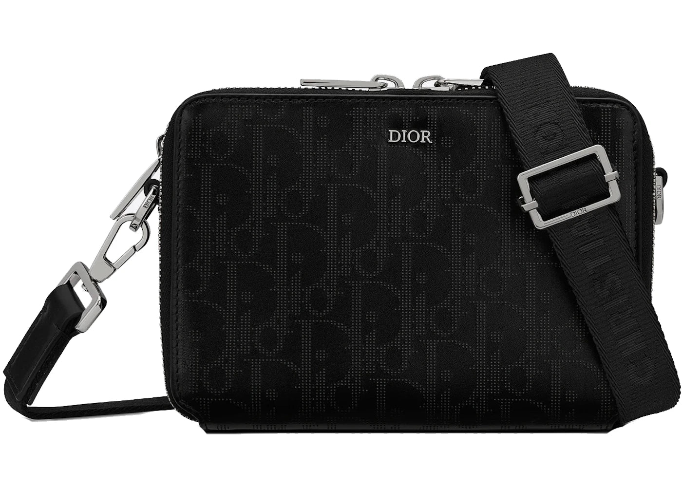 Dior Messenger Pouch Oblique Galaxy Black/Silver