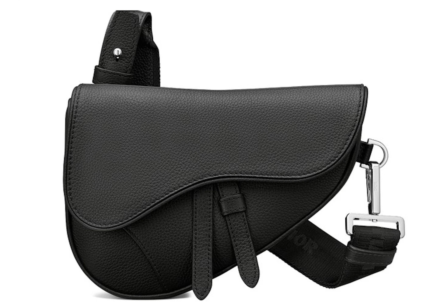 Dior Mini Saddle Bag Black