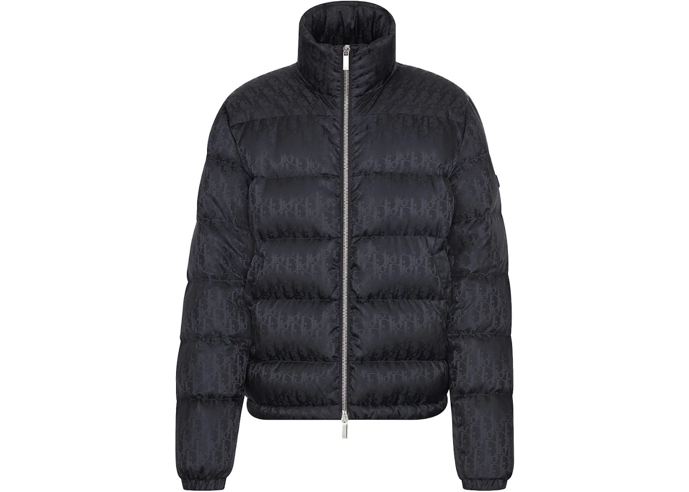 Dior Oblique Down Jacket Black Nylon Jacquard