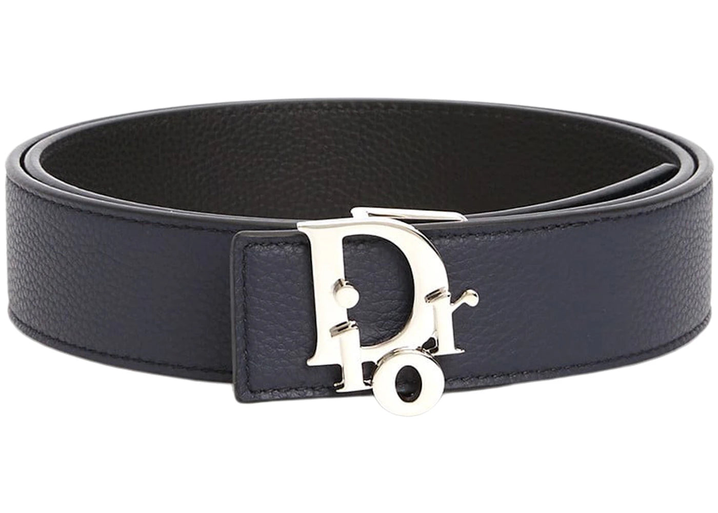 Dior Oblique Reversible Belt Navy/Black