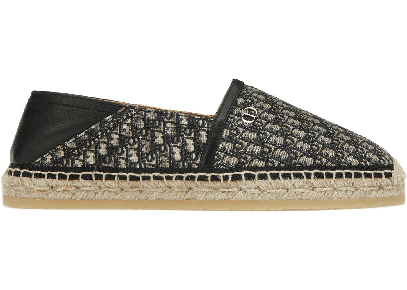 Dior Paradise Espadrille Beige Black Dior Oblique Jacquard