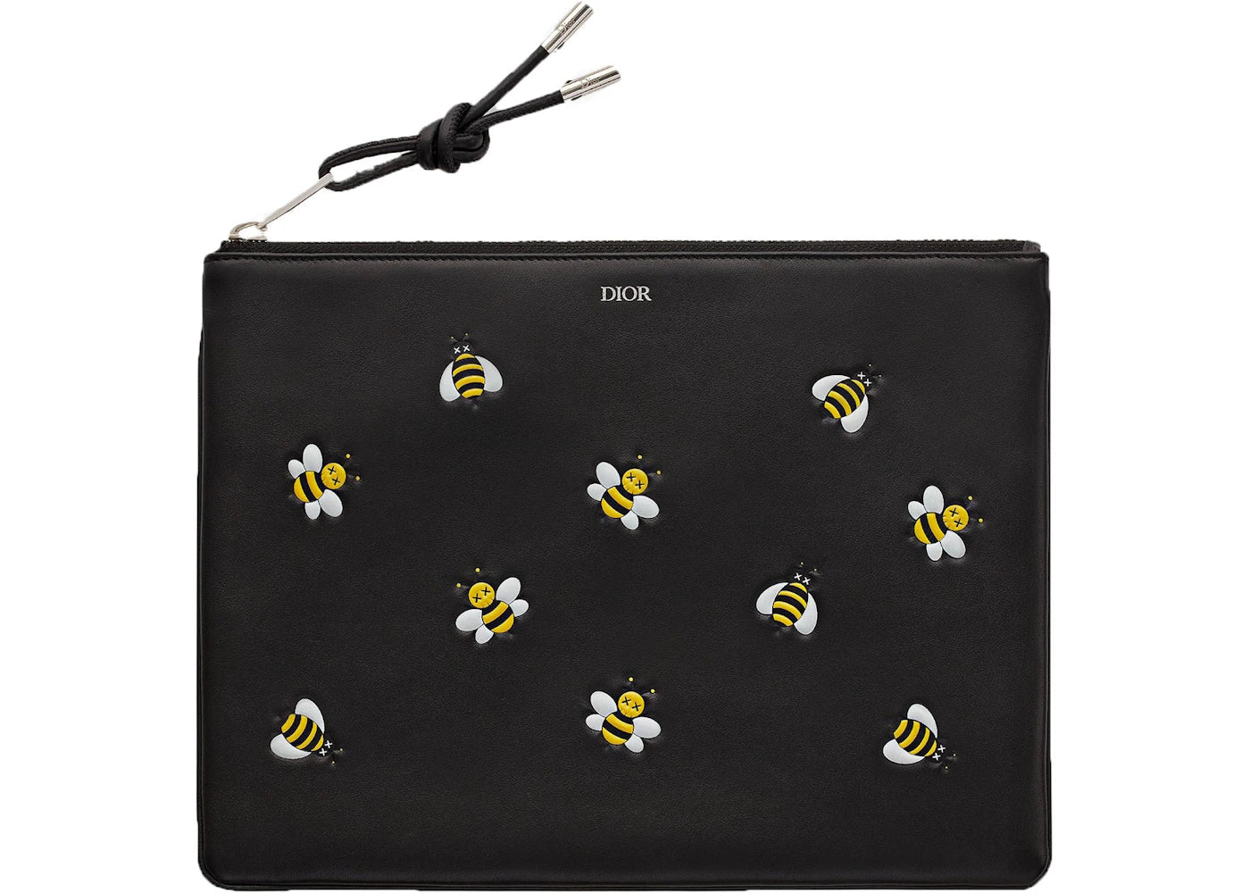 Dior x Kaws Pouch Yellow Bees Black