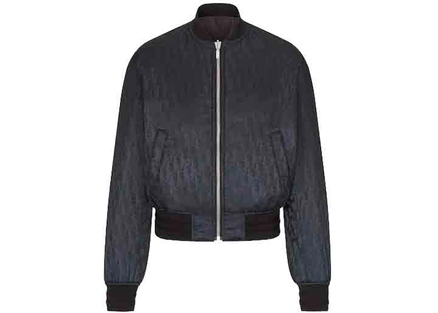 Dior Reversible Oblique Bomber Jacket Dark Navy