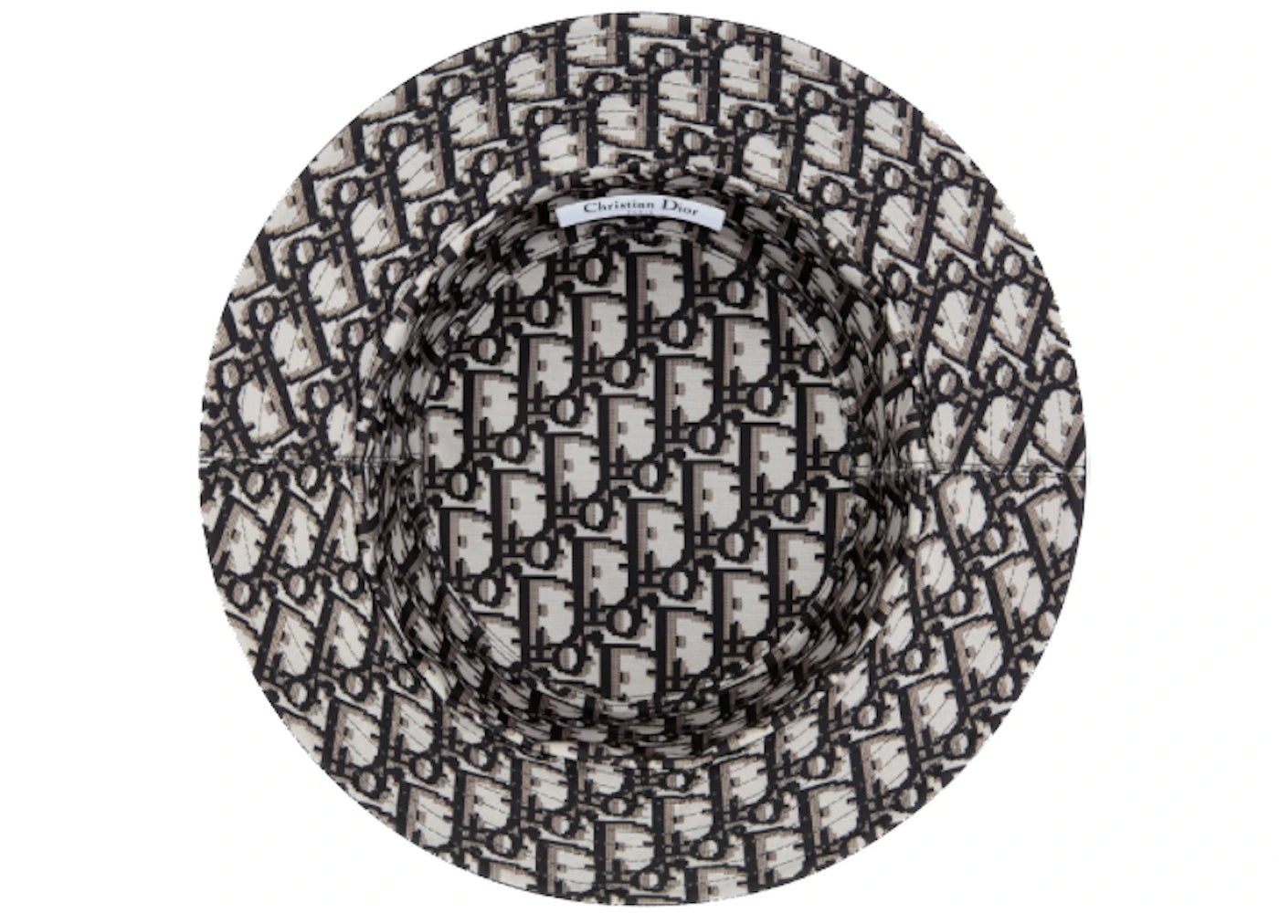 Dior Reversible Teddy-D Small Brim Bucket Hat Oblique Black