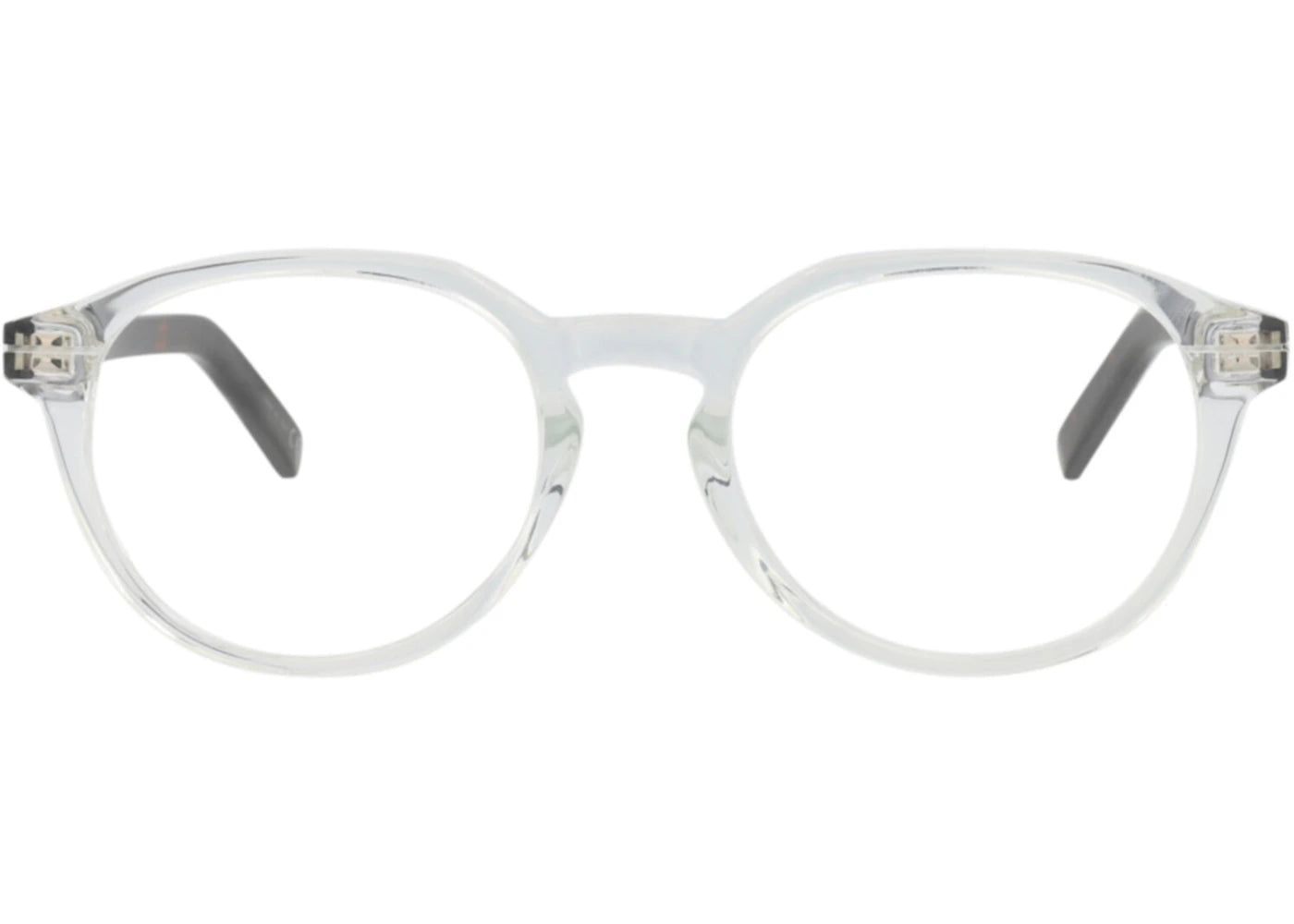 Dior Round-Frame Acetate Optical Frames Crystal Black Transparent (DM50004I-51-026)