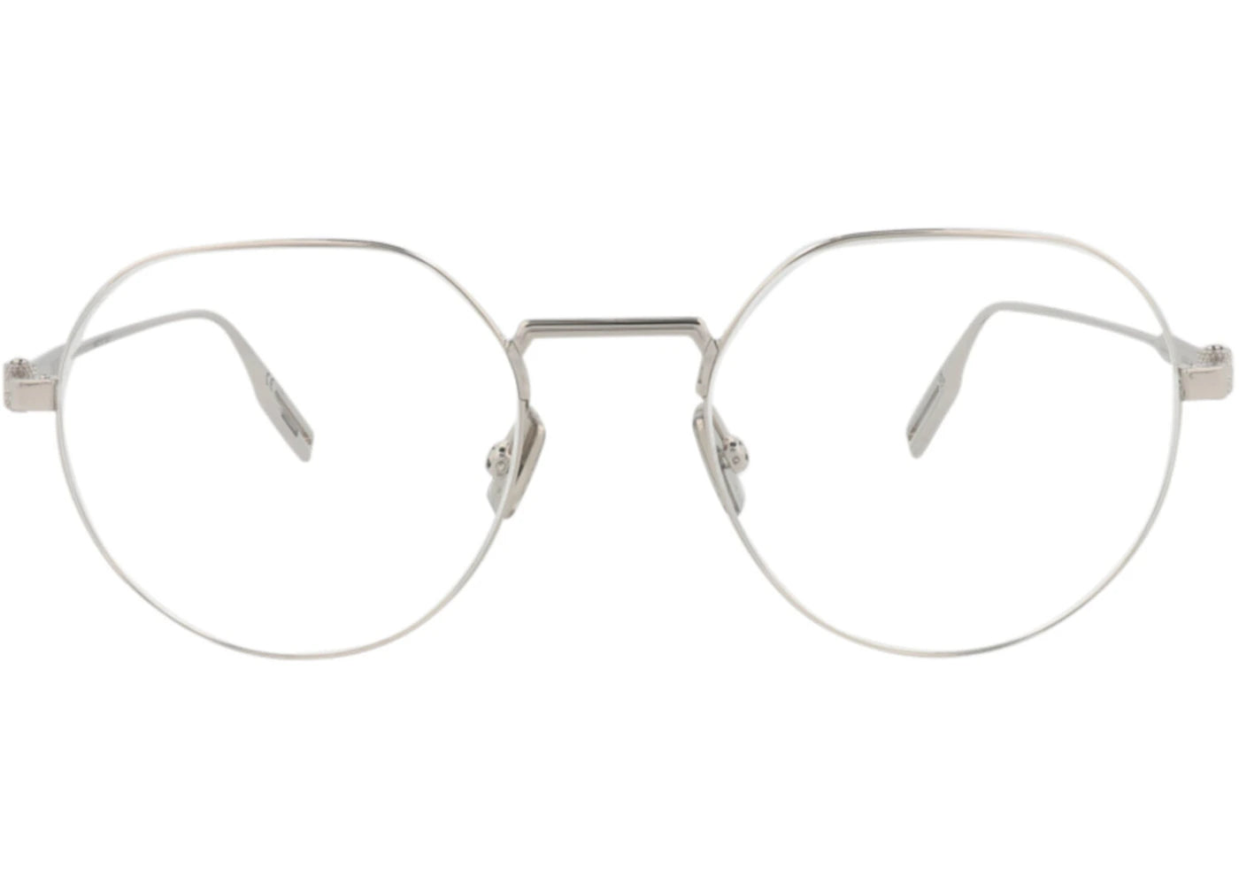 Dior Round-Frame Acetate Optical Frames Palladium Palladium Transparent (DM50032U-51-016)