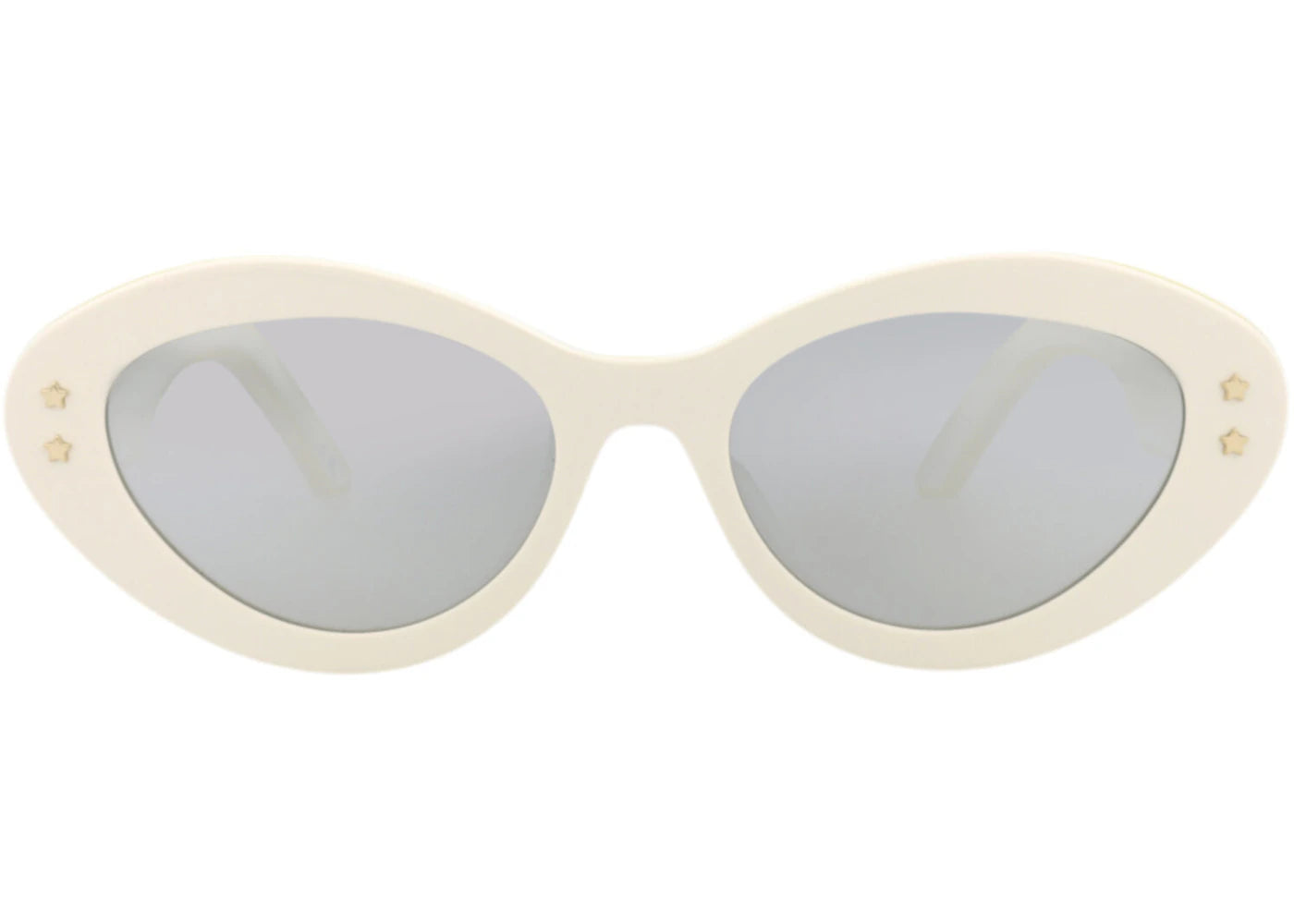 Dior Round-Frame Acetate Sunglasses Ivory Ivory Brown (CD40097U-53-25E)