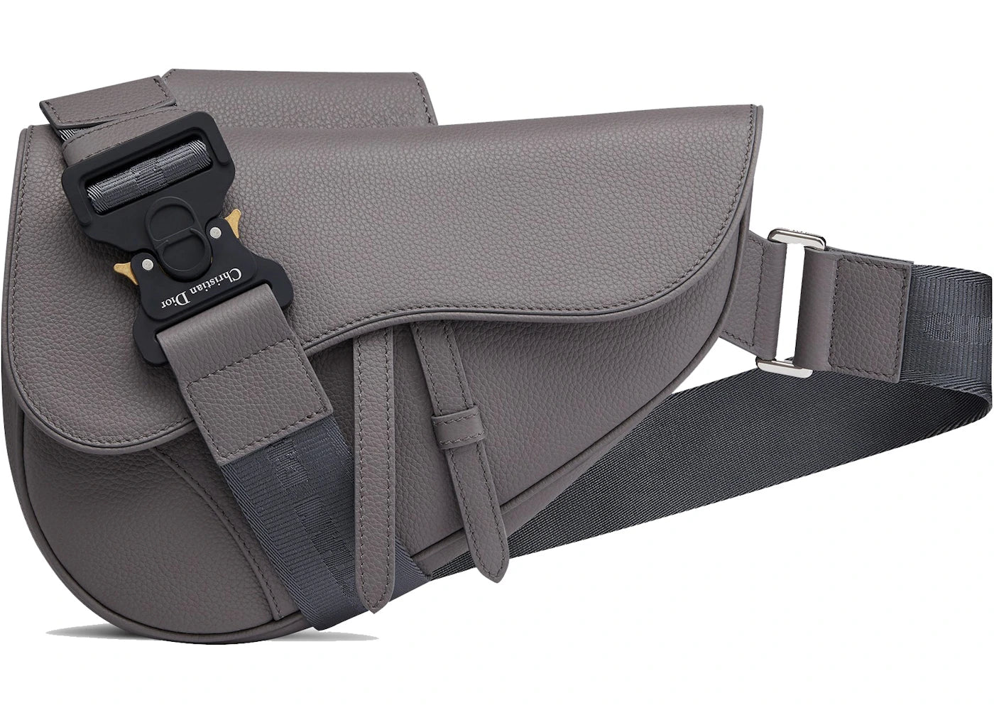 Dior Saddle Bag Calfskin Gray