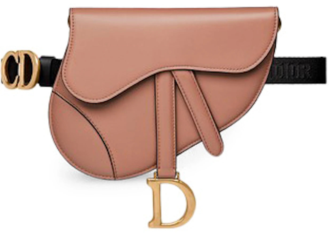 Dior Saddle Belt Bag Calfskin Blush