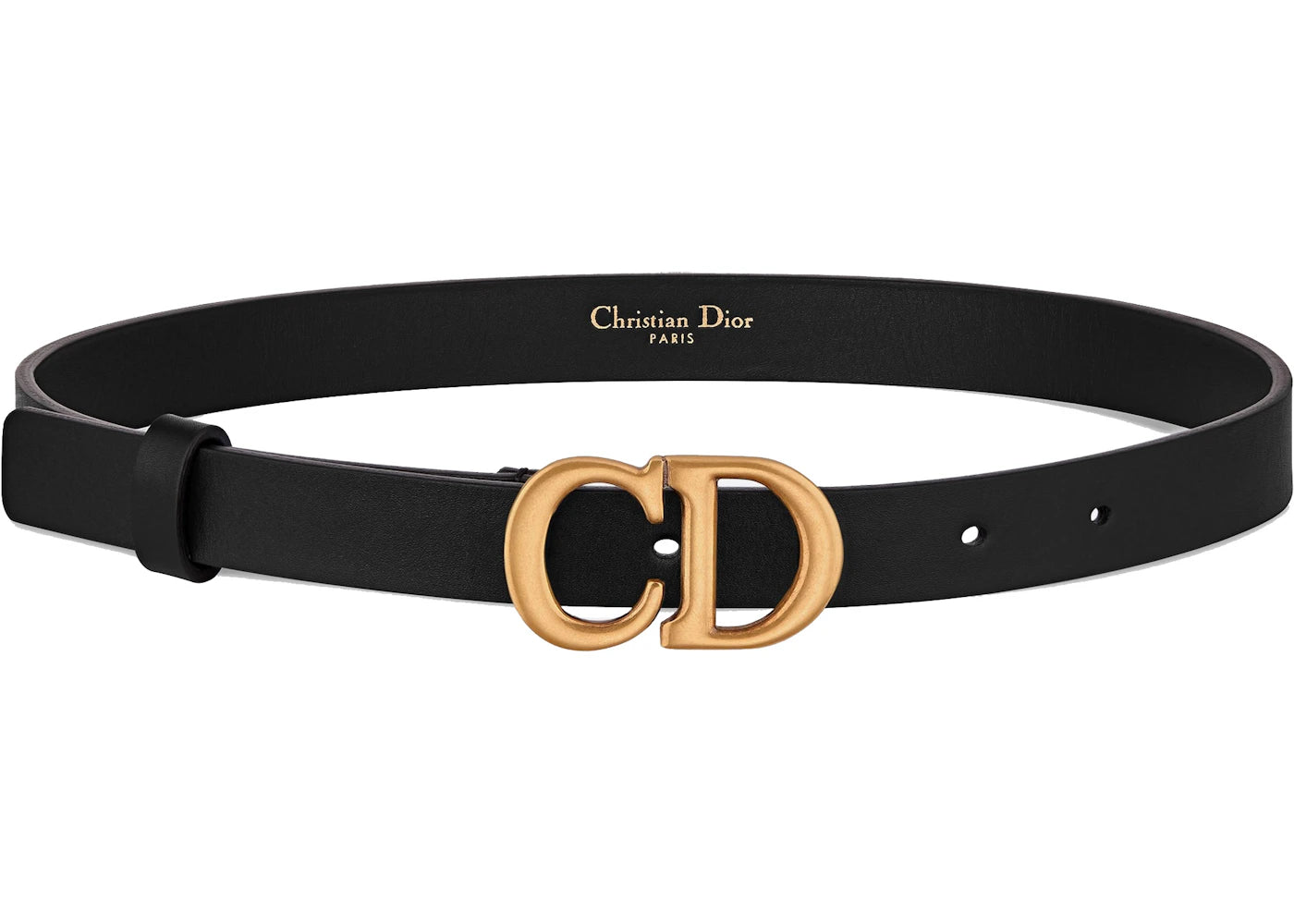 Dior Saddle Belt Calfskin 20 MM Black