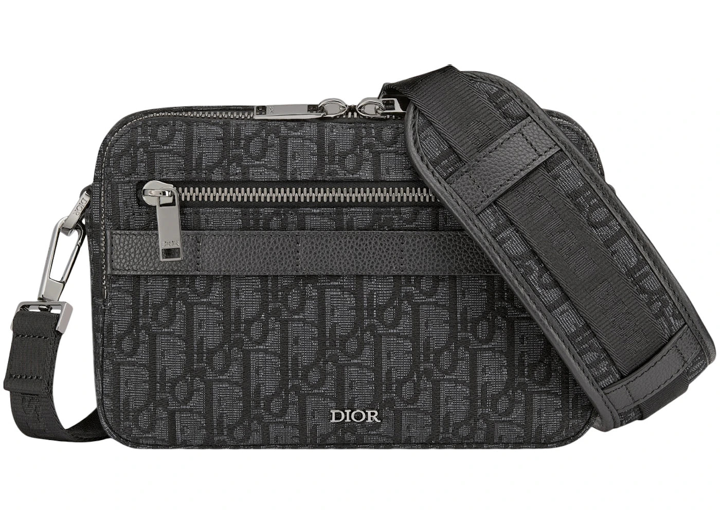 Dior Safari Messenger Bag Dior Oblique Jacquard Black