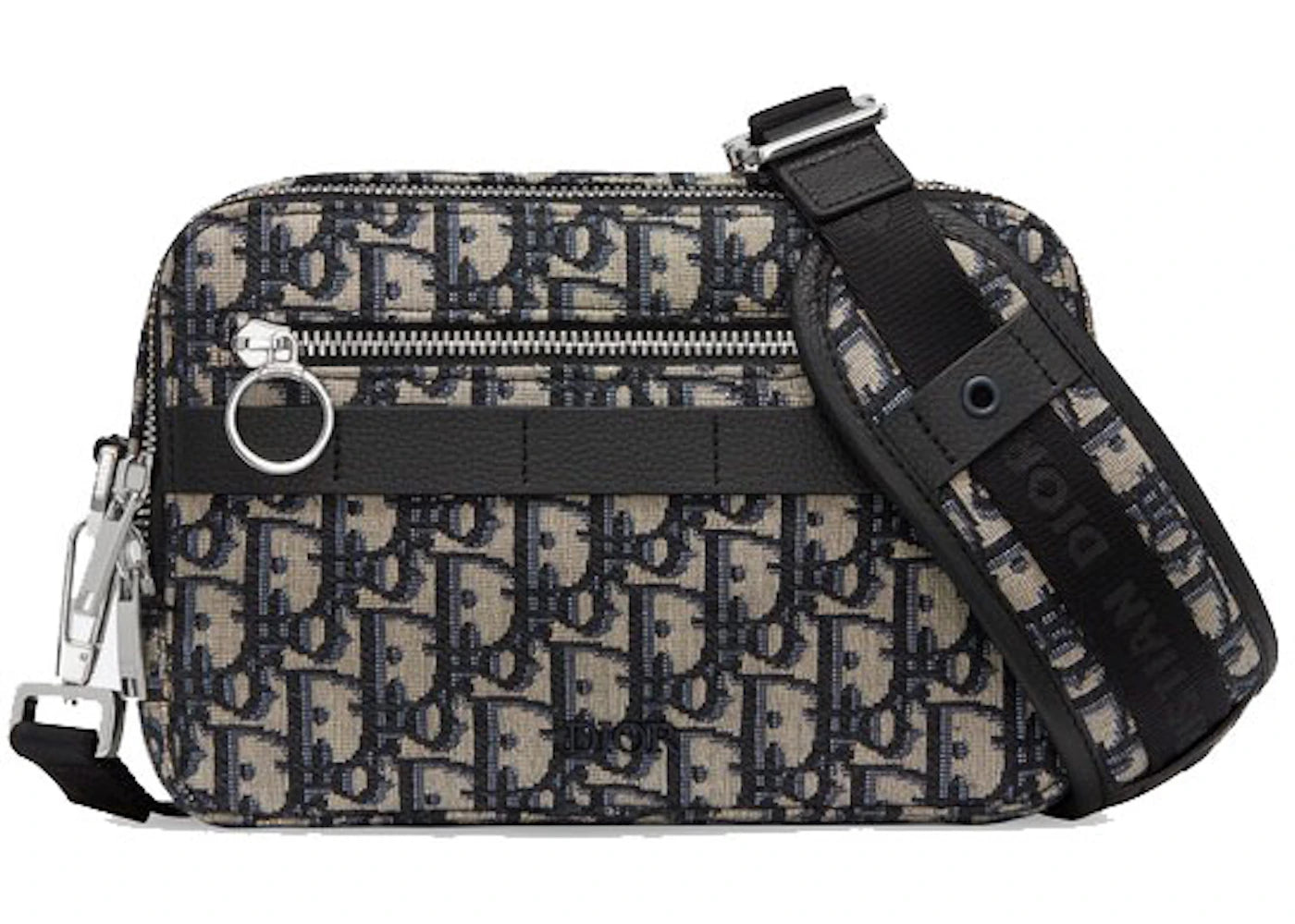 Dior Safari Messenger Oblique Navy Black