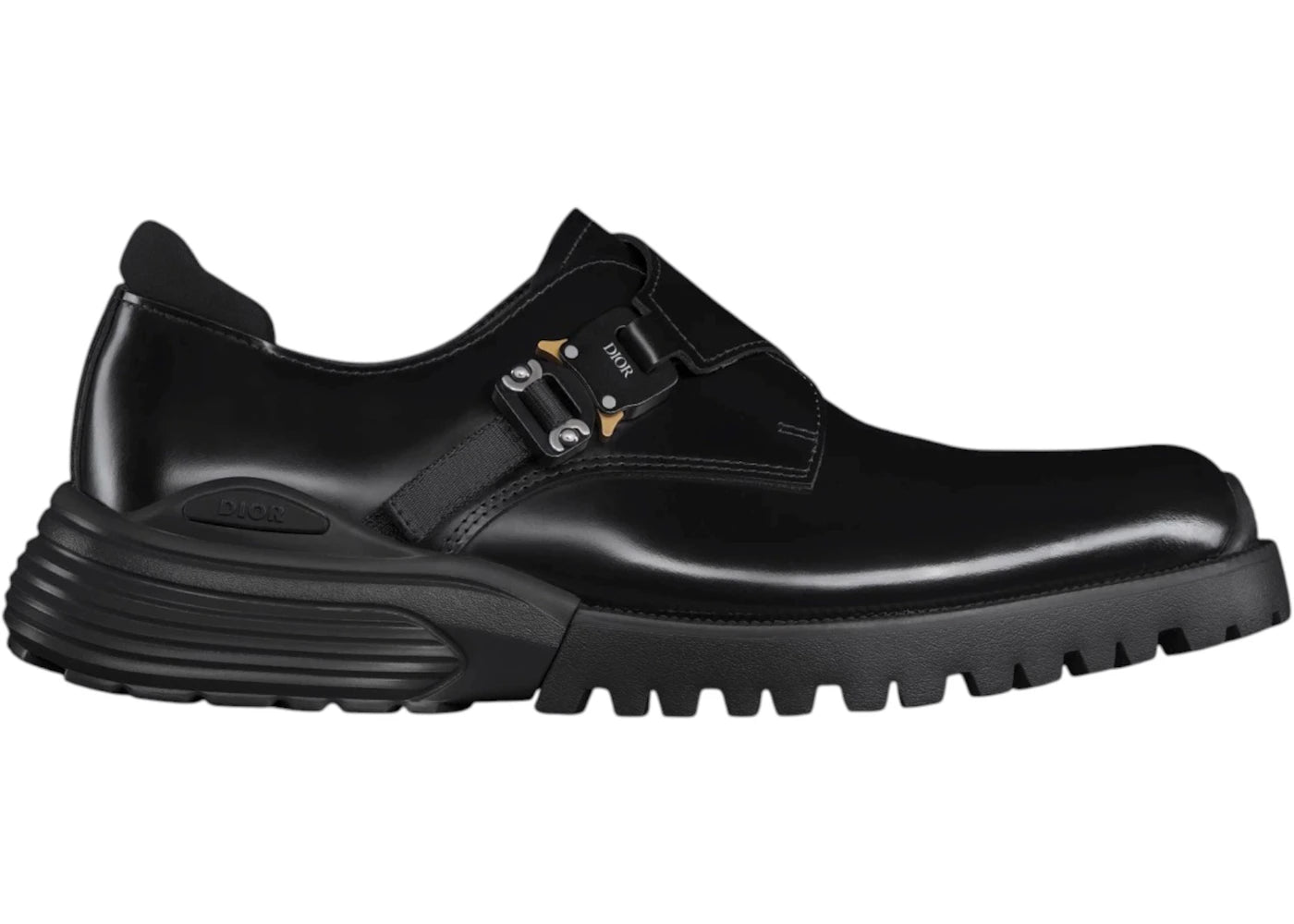 Dior Scarpa Derby Monk Combat Black