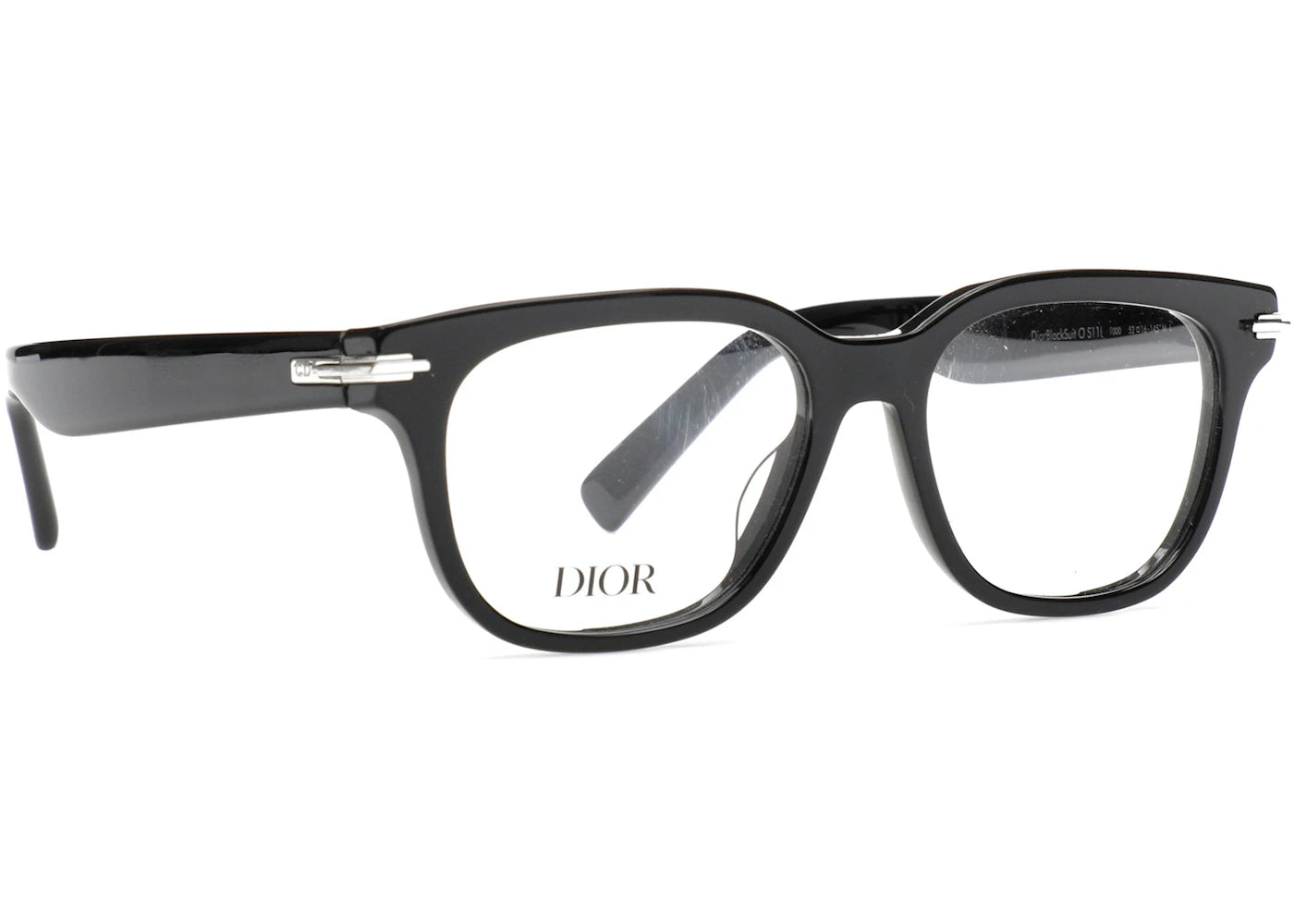 Dior Square-Frame Acetate Optical Frames Black Black Transparent (DM50051I-52-001)