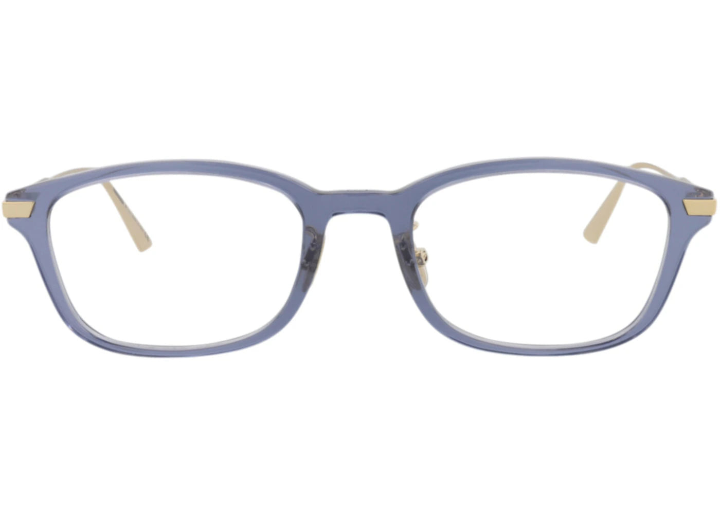 Dior Square-Frame Acetate Optical Frames Blue Gold Transparent (CD50043F-53-084)