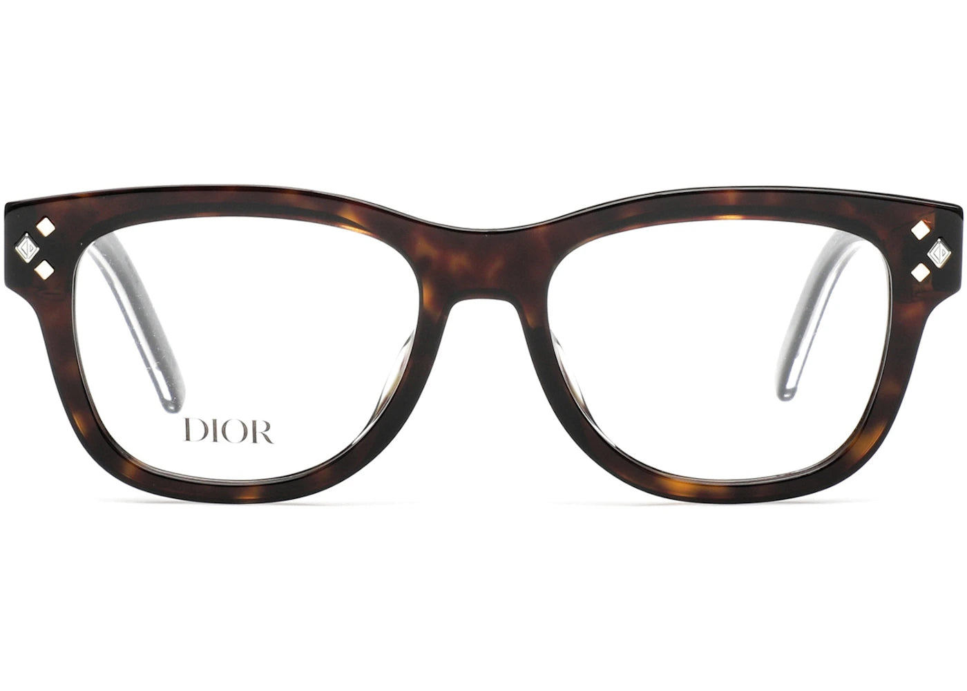 Dior Square-Frame Acetate Optical Frames Havana Havana Transparent (DM50062I-54-056)