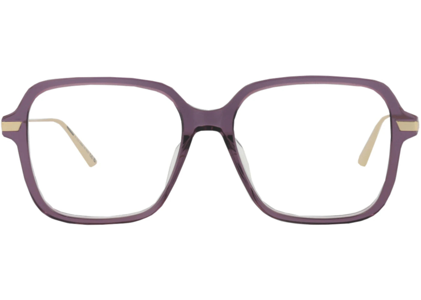 Dior Square-Frame Acetate Optical Frames Violet Gold Transparent (CD50056I-54-081)
