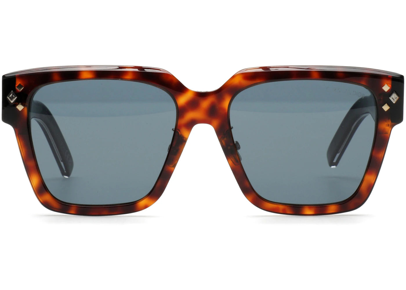 Dior Square-Frame Acetate Sunglasses Havana Havana Blue (DM40084F-55-56V)