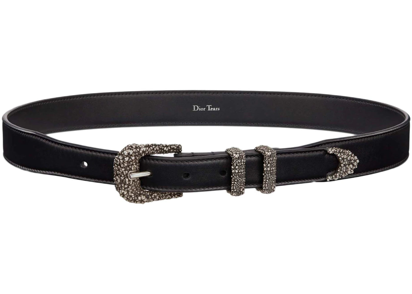 Dior TEARS Adjustable Belt Black