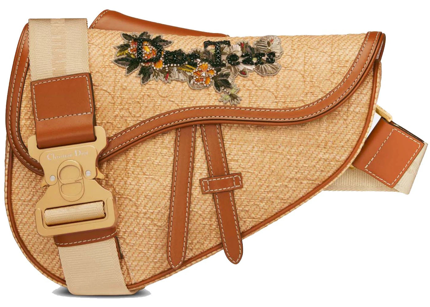 Dior TEARS Saddle Bag Cognac