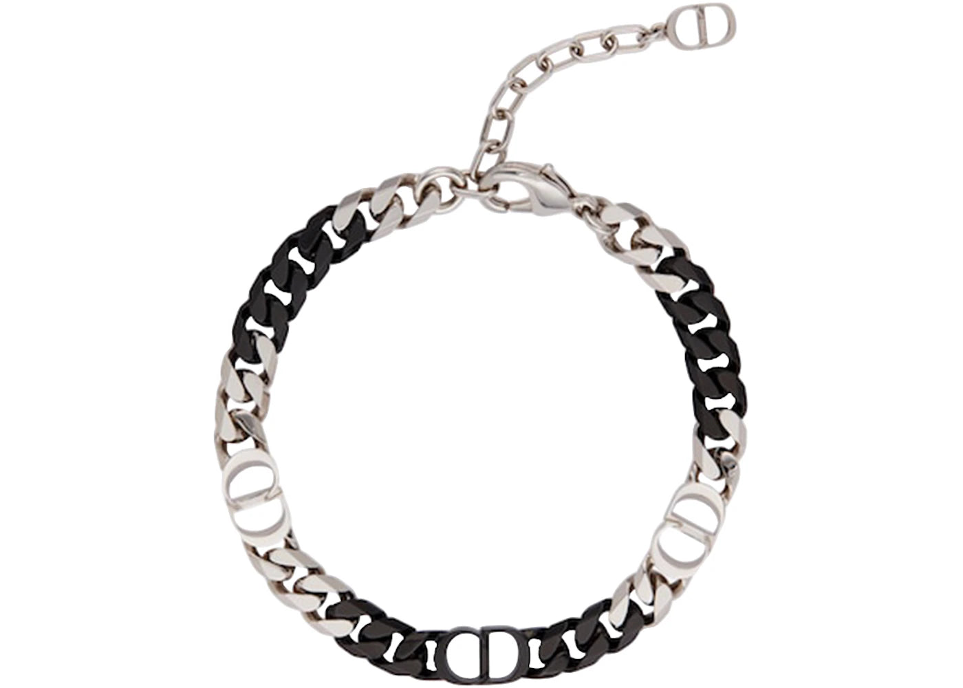 Dior by Birkenstock CD 1947 Bracelet Black/Silver-Finish